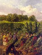 John F Herring The Hop Pickers Sweden oil painting reproduction